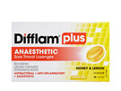 Difflam plus anaesthetic sore throat lozenge honey lemon 16