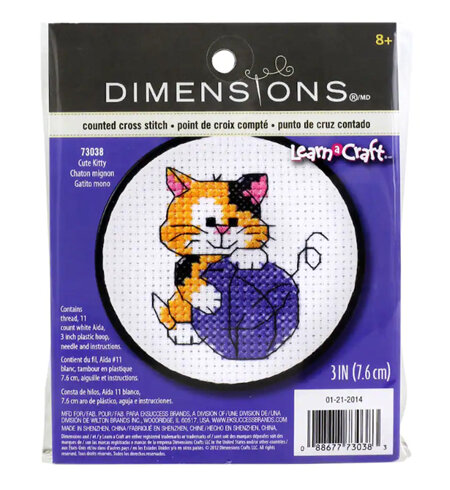Dimensions Cute Kitty Cross Stitch Kit