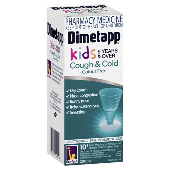 Dimetapp Kids Cough & Cold 200mL