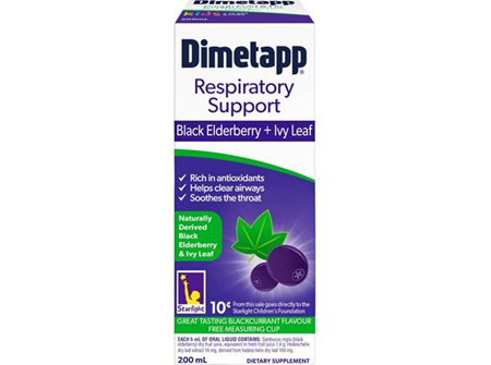 DIMETAPP RESPIRATORY SUPPORT 200ML