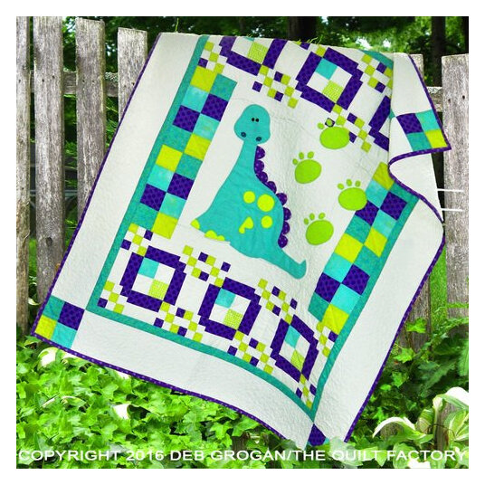 Dino Tracks Quilt Pattern by Deb Grogan of The Quilt Factory