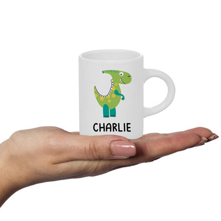 Dinosaur 2 Personalised Fluffy Mug