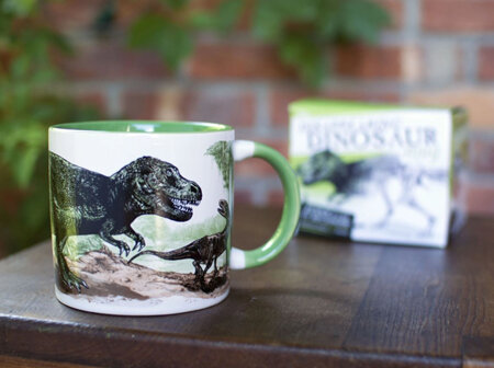 Dinosaur - Disappearing Mug - The Unemployed Philosophers Guild