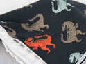 Dinosaur minky blanket, handmade by Miss Izzy in New Zealand