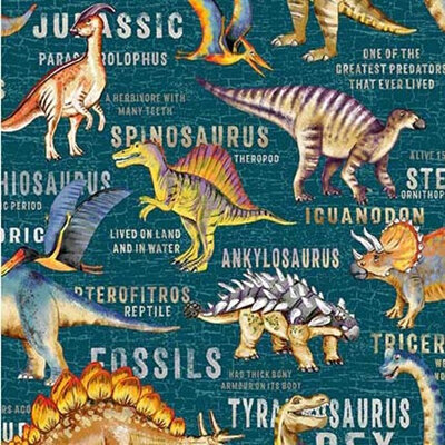 Dinosaurs -  Land Teal