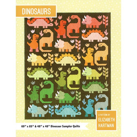 Dinosaurs Quilt by Elizabeth Hartman