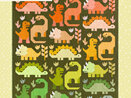 Dinosaurs Quilt Pattern by Elizabeth Hartman
