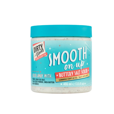 DIRTY WORKS SMOOTH ON UP BUTTER SALT SCRUB 400ML