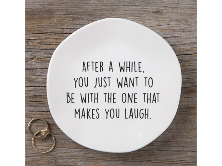 Dish Trinket Mantra Plate Be With The One