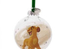 Disney 100 Christmas Glass Bauble Simba lion king