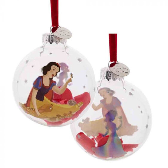 Disney 100 Christmas Glass Bauble Snow White princess