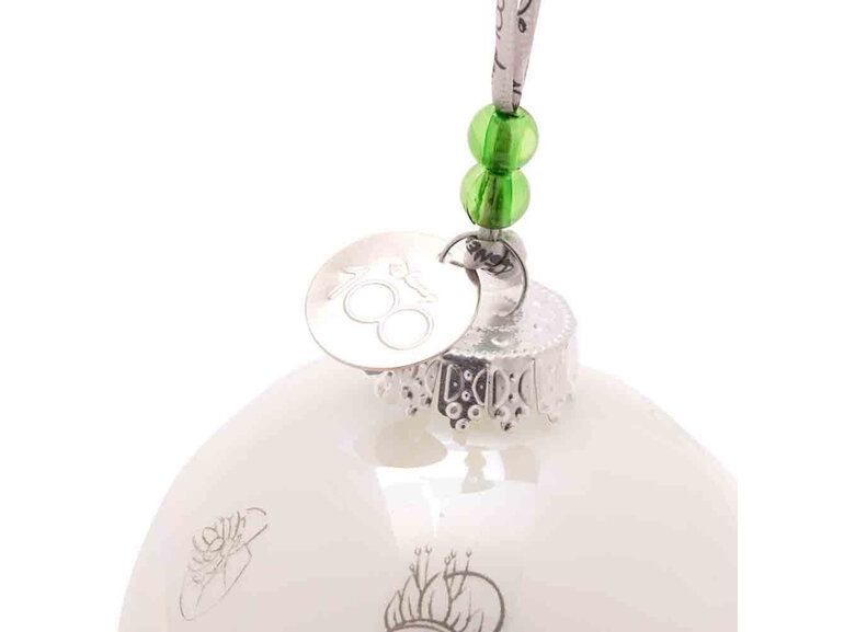 Disney 100 Christmas Glass Baubles Set of 4 Princesses