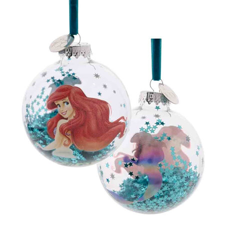 Disney 100 glass bauble Ariel Little Mermaid