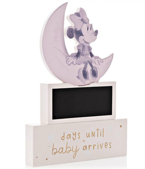 Disney Baby Minnie Mouse Countdown Plaque