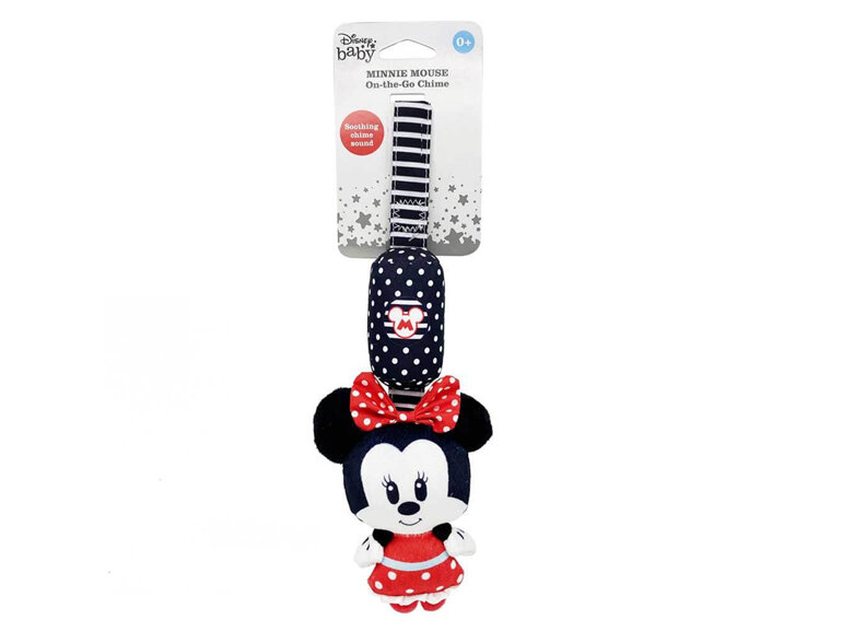 Disney Baby Minnie Mouse On-the-Go Toy Chime pram cot carseat