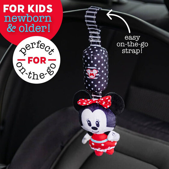 Disney Baby Minnie Mouse On-the-Go Toy Chime pram cot carseat
