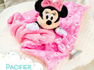 Disney Baby Minnie Mouse Plush Knotted Snuggle Blanky 35cm