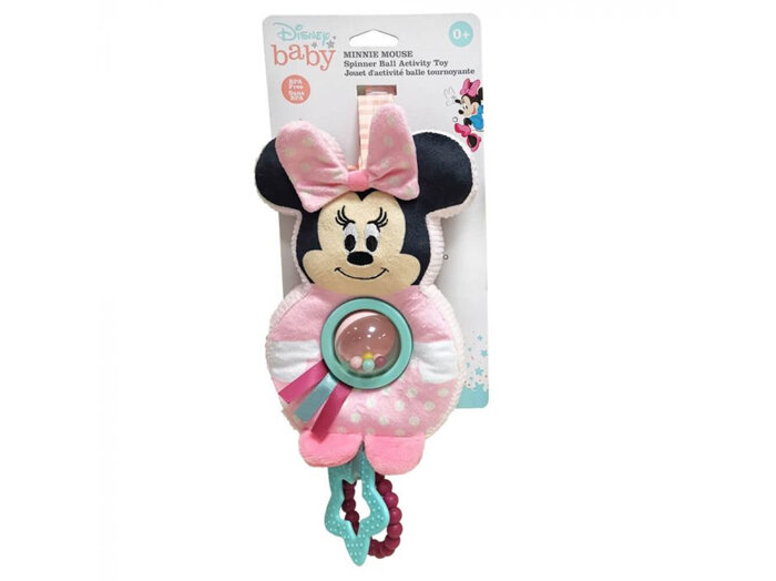 Disney Baby Spinner Ball Activity Toy minnie mouse rattle stroller