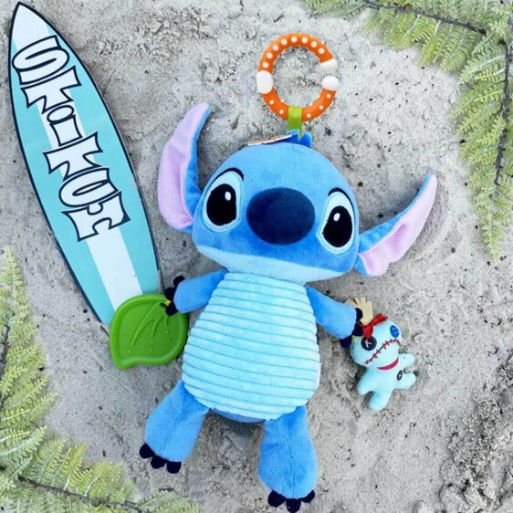 Disney Baby Stitch Activity Toy lilo teether pram buggy stroller