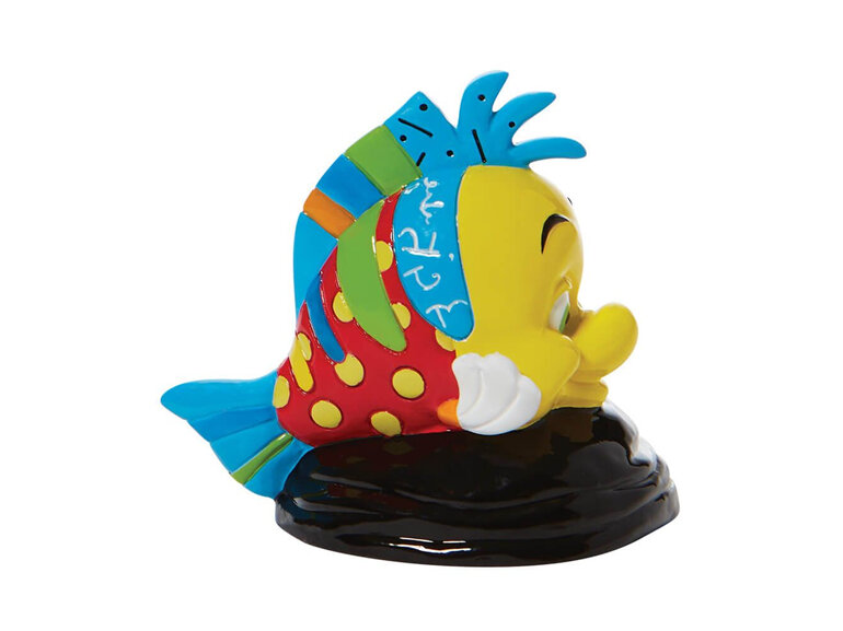 Disney by Britto Flounder Mini Figurine little mermaid ariel fish