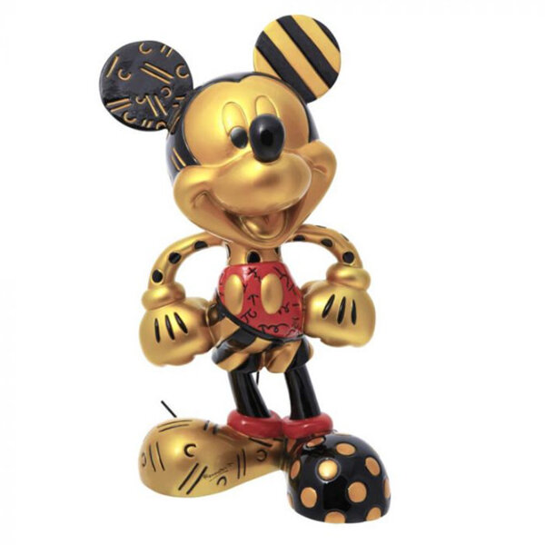 Disney by Britto Gold & Black Mickey Limited Edition Statue 30.5cm