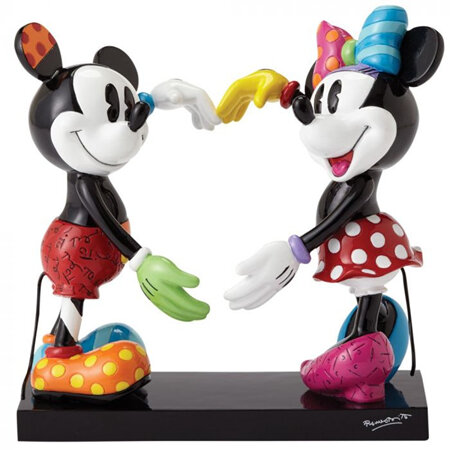 Disney by Britto Mickey & Minnie Heart Large Figurine
