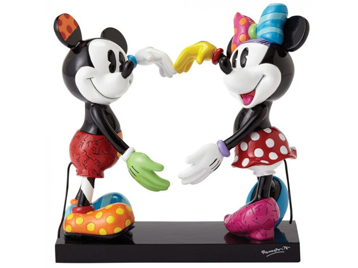 Disney by Britto Mickey & Minnie Heart Large Figurine mouse collectible