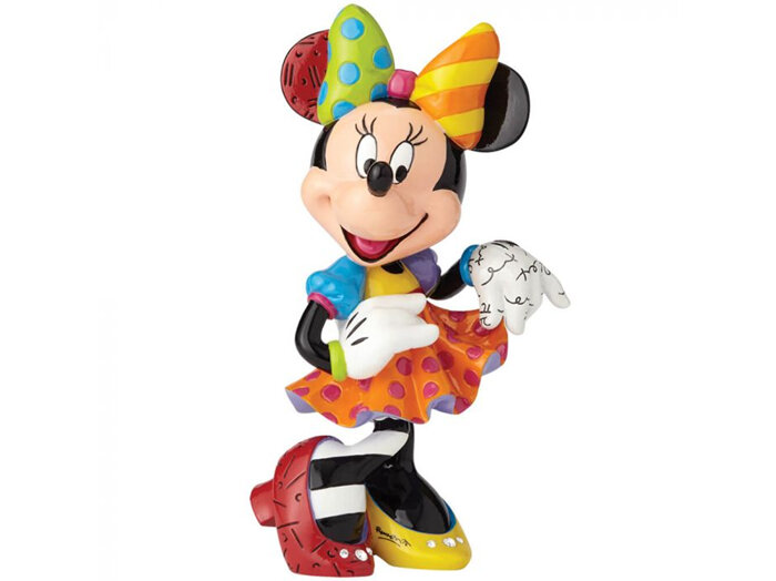 Disney by Britto Minnie Mouse Large 90th Anniversary Figurine with Bling