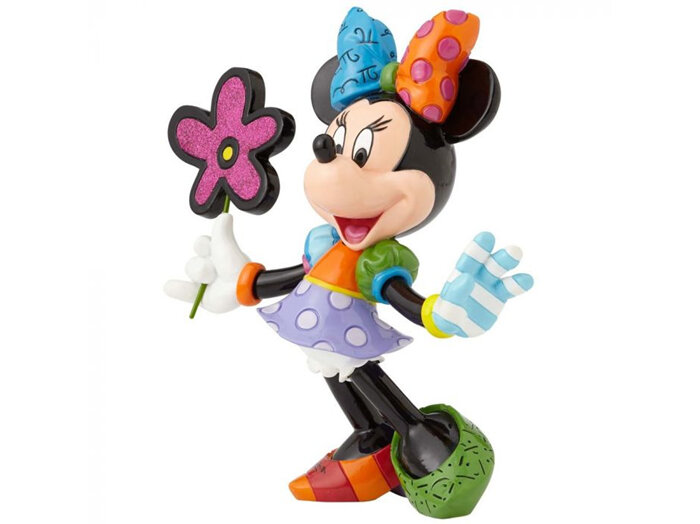 Disney by Britto Minnie Mouse with Flowers Large Figurine