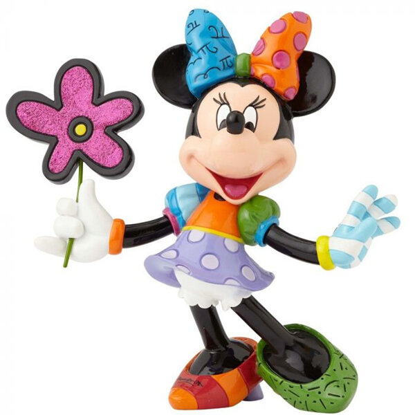 Disney by Britto Minnie Mouse with Flowers Large Figurine