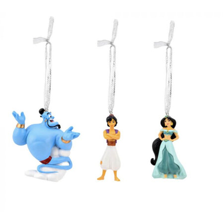 Disney Christmas Hanging Ornaments Aladdin Set of 3