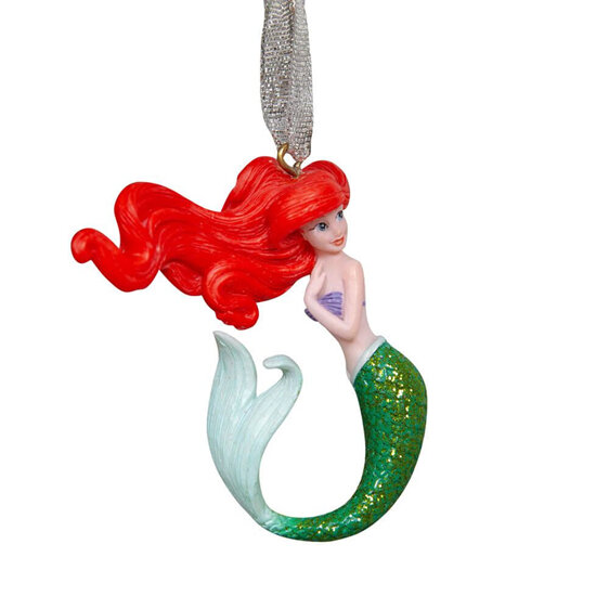 Disney Christmas Hanging Ornaments The Little Mermaid Set of 3 ariel flounder