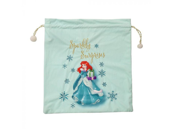 Disney Christmas Sack Princess Ariel The Little Mermaid Velveteen