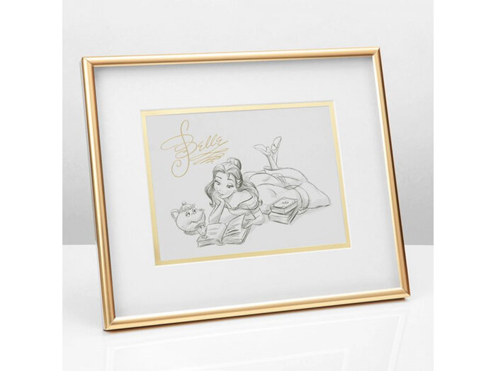 Disney collectible framed print belle beauty and the beast movie