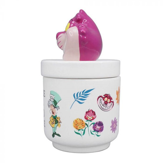 Disney Collector's Ceramic Jar Trinket Box Alice in Wonderland 13cm