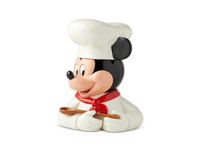 Disney Cookie Jar Mickey Mouse Chef spoon ceramic kitchen home