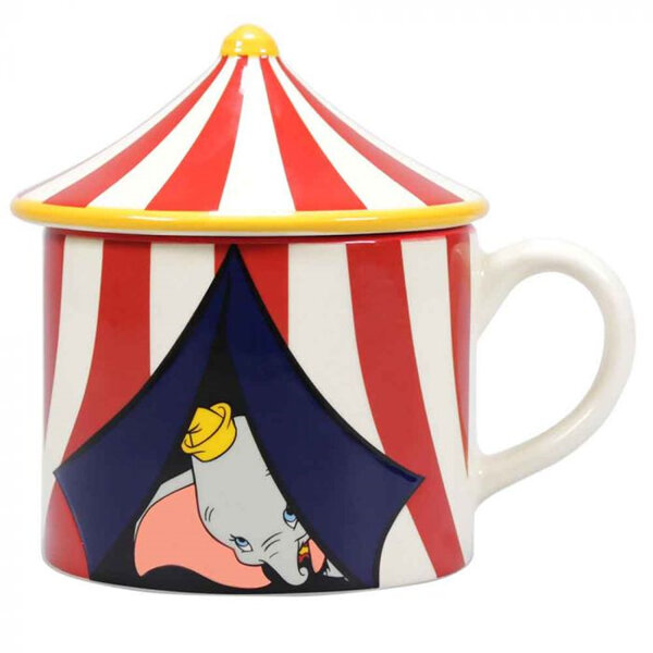 Disney Dumbo Circus Shaped Mug with Lid 400ml