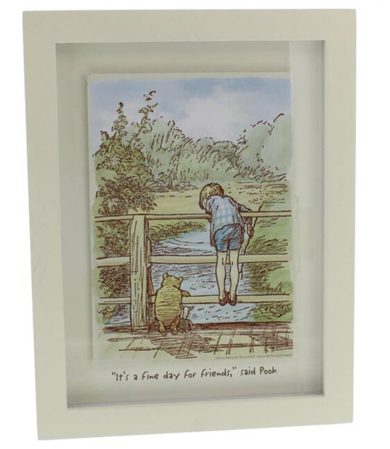 Disney Gift Collection Classic Winnie the Pooh Wall Plaque Fine Day for Friends