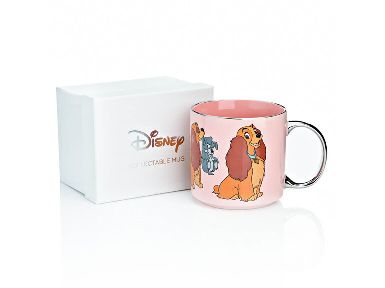 Disney Lady and the Tramp Dog Character with Quote Collectible Gift Mug in Box