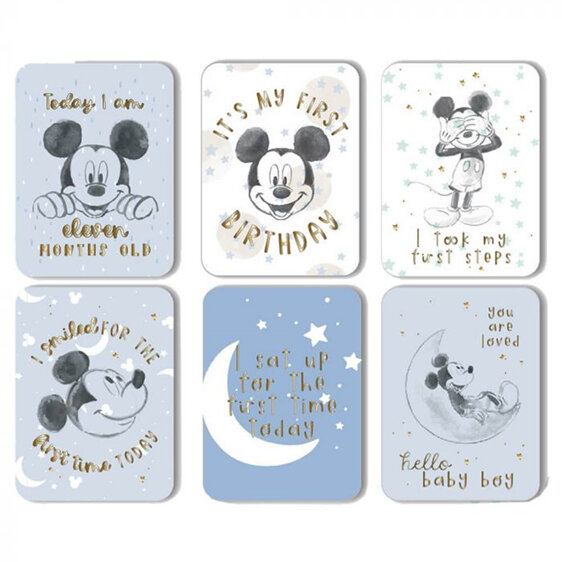 Disney Milestone Cards Mickey Mouse 24 baby first blue