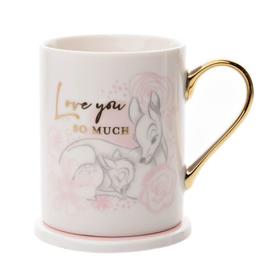 Disney Mug and Coaster Set Bambi Love You So Much deer