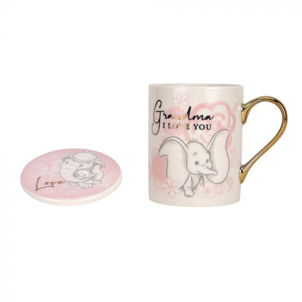 Disney Mug and Coaster Set Dumbo Grandma
