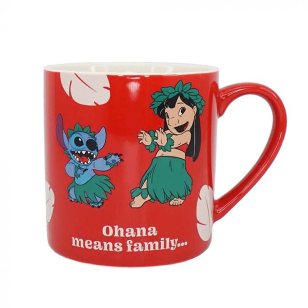 Disney Mug Lilo & Stitch Ohana Means Family