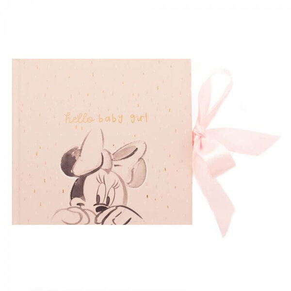 Disney Photo Album Minnie Mouse Hello Baby Girl