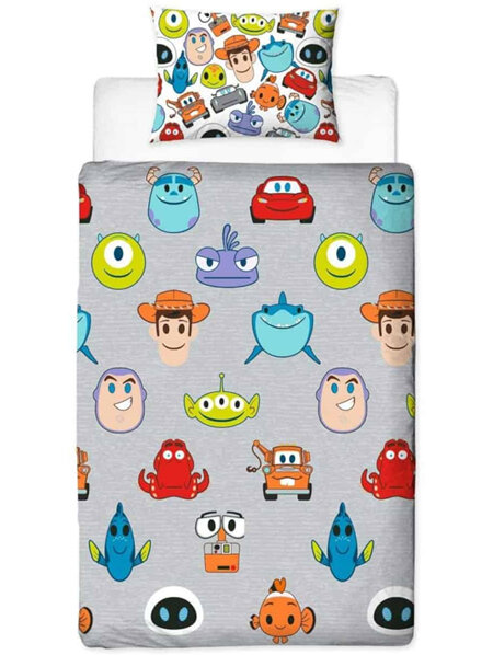Disney Pixar Emoji Reversible Single Duvet Cover Set