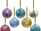 Disney Princess Christmas Set 7 Baubles Boxed Decorations Cinderella Aurora