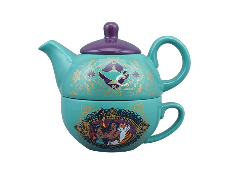 Disney Tea for One Set: Aladdin Teapot cup genie