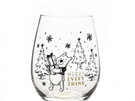Disney Winnie the Pooh Christmas Set of 2 Large Drinking Glasses Boxed