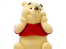 Disney Winnie the Pooh Flocked Figurine 9.5cm bear ornament