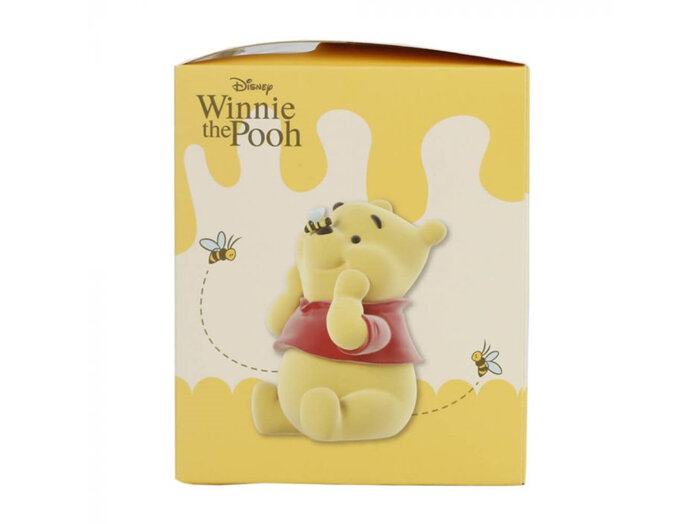 Disney Winnie the Pooh Flocked Figurine 9.5cm bear ornament